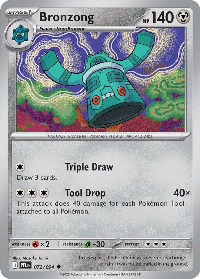 Bronzong (072/094) [Mega Evolution: Phantasmal Flames] | Card Citadel