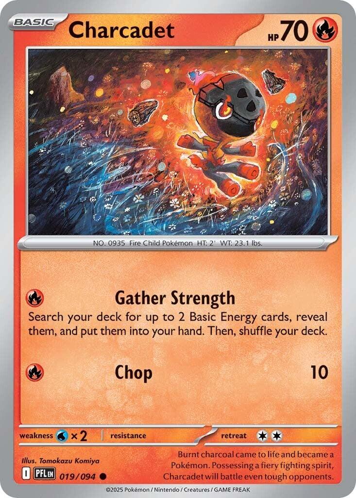 Charcadet (019/094) [Mega Evolution: Phantasmal Flames] | Card Citadel