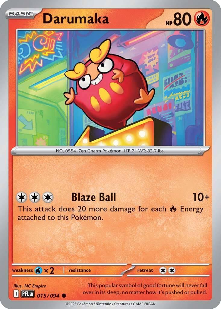 Darumaka (015/094) [Mega Evolution: Phantasmal Flames] | Card Citadel