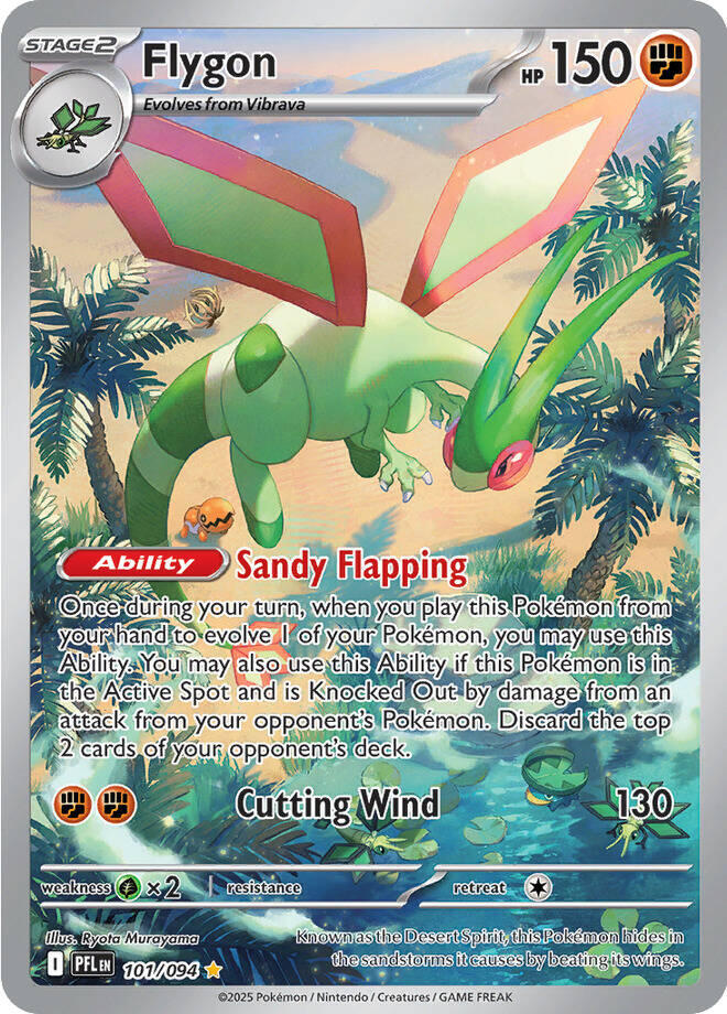 Flygon (101/094) [Mega Evolution: Phantasmal Flames] | Card Citadel