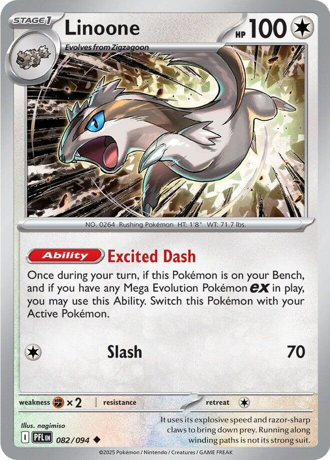 Linoone (082/094) [Mega Evolution: Phantasmal Flames] | Card Citadel