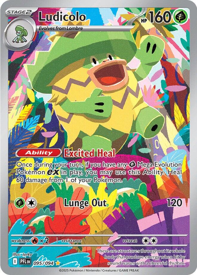 Ludicolo (095/094) [Mega Evolution: Phantasmal Flames] | Card Citadel