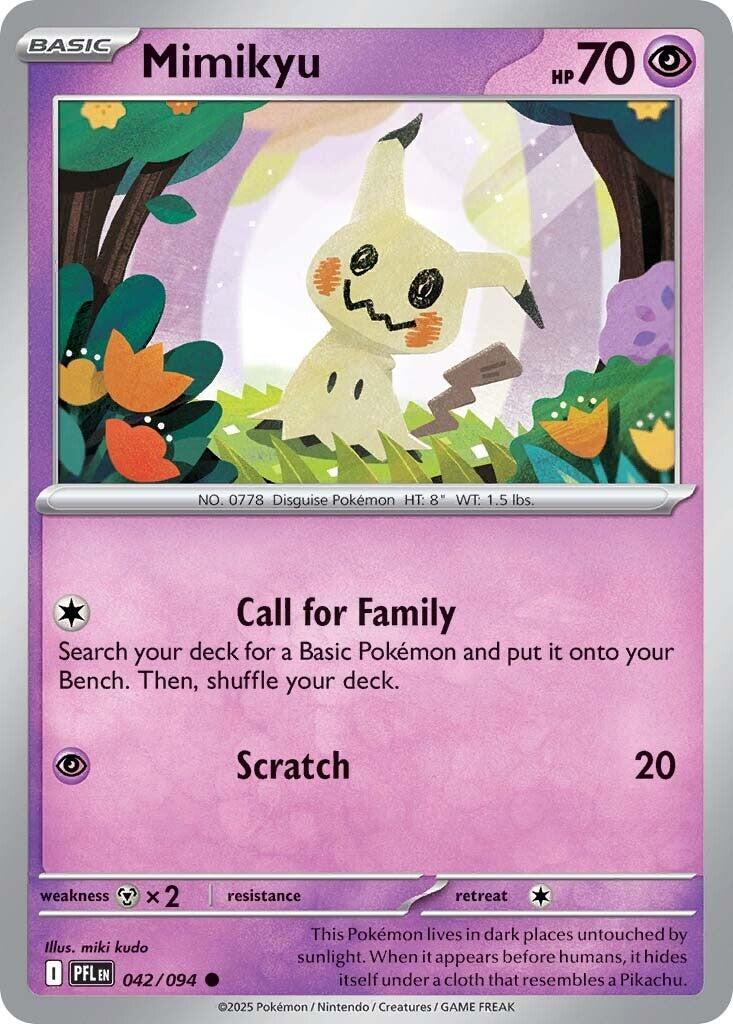 Mimikyu (042/094) [Mega Evolution: Phantasmal Flames] | Card Citadel