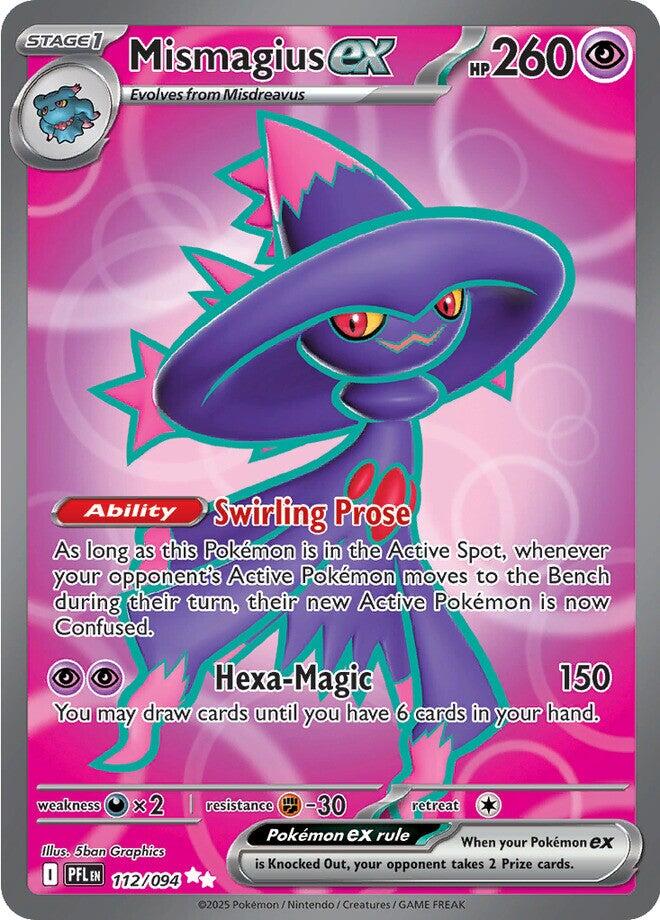 Mismagius ex (112/094) [Mega Evolution: Phantasmal Flames] | Card Citadel