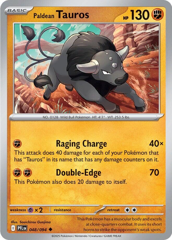 Paldean Tauros (048/094) [Mega Evolution: Phantasmal Flames] | Card Citadel