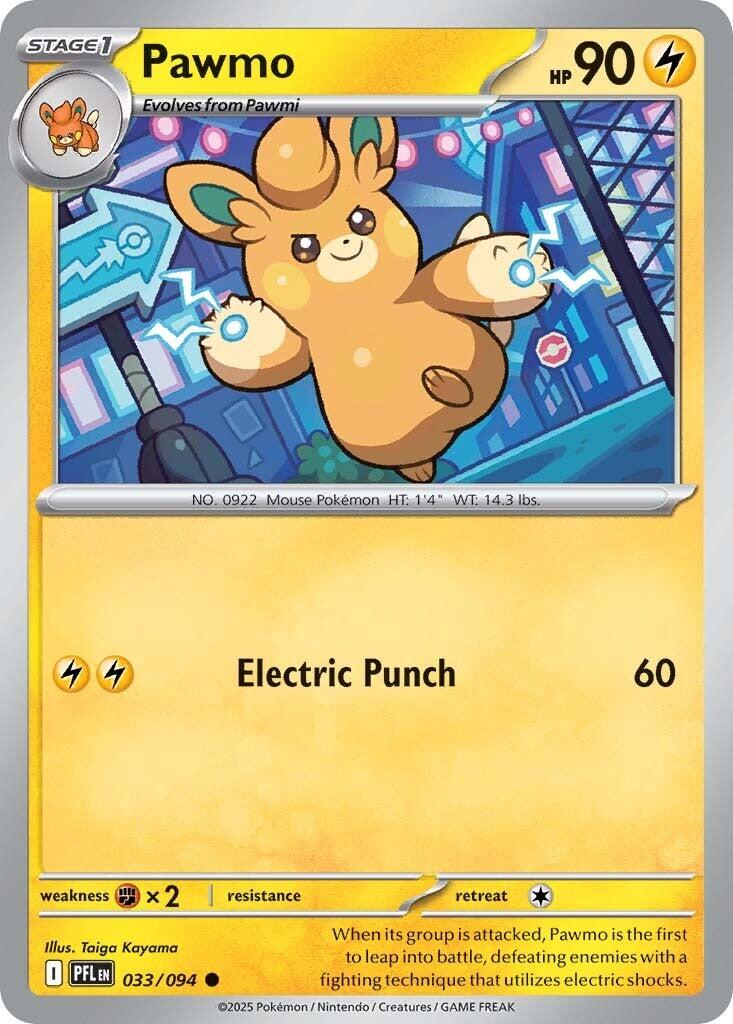 Pawmo (033/094) [Mega Evolution: Phantasmal Flames] | Card Citadel
