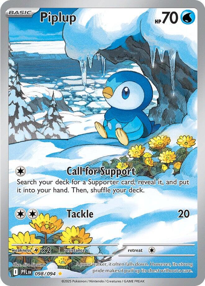 Piplup (098/094) [Mega Evolution: Phantasmal Flames] | Card Citadel