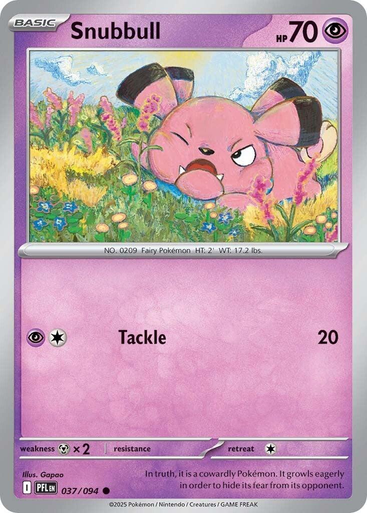 Snubbull (037/094) [Mega Evolution: Phantasmal Flames] | Card Citadel