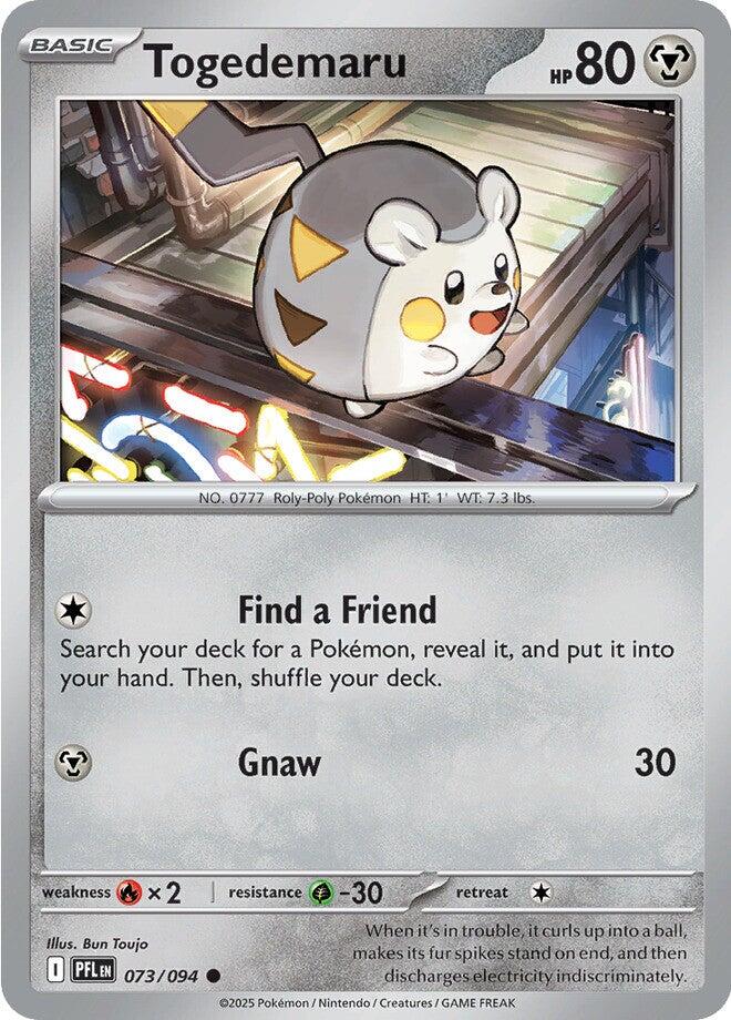 Togedemaru (073/094) [Mega Evolution: Phantasmal Flames] | Card Citadel