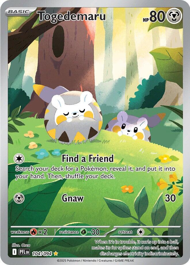 Togedemaru (104/094) [Mega Evolution: Phantasmal Flames] | Card Citadel