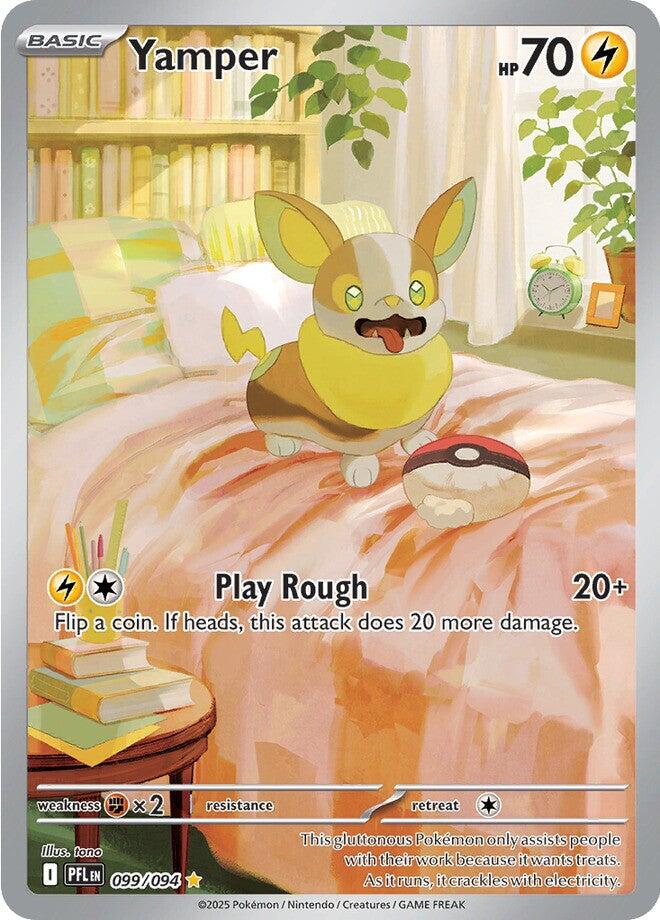 Yamper (099/094) [Mega Evolution: Phantasmal Flames] | Card Citadel