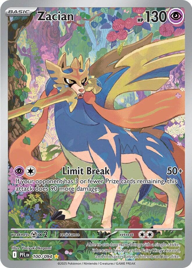 Zacian (100/094) [Mega Evolution: Phantasmal Flames] | Card Citadel