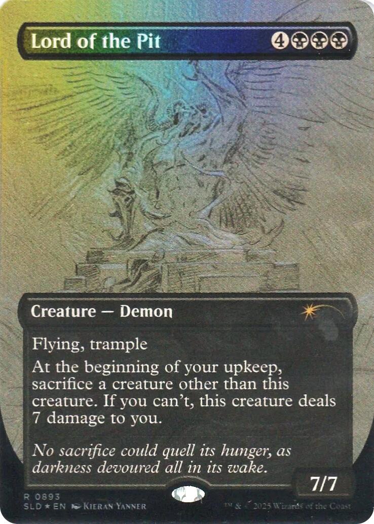 Lord of the Pit (Sketch Showcase) (Rainbow Foil) [Secret Lair Drop Series] | Card Citadel