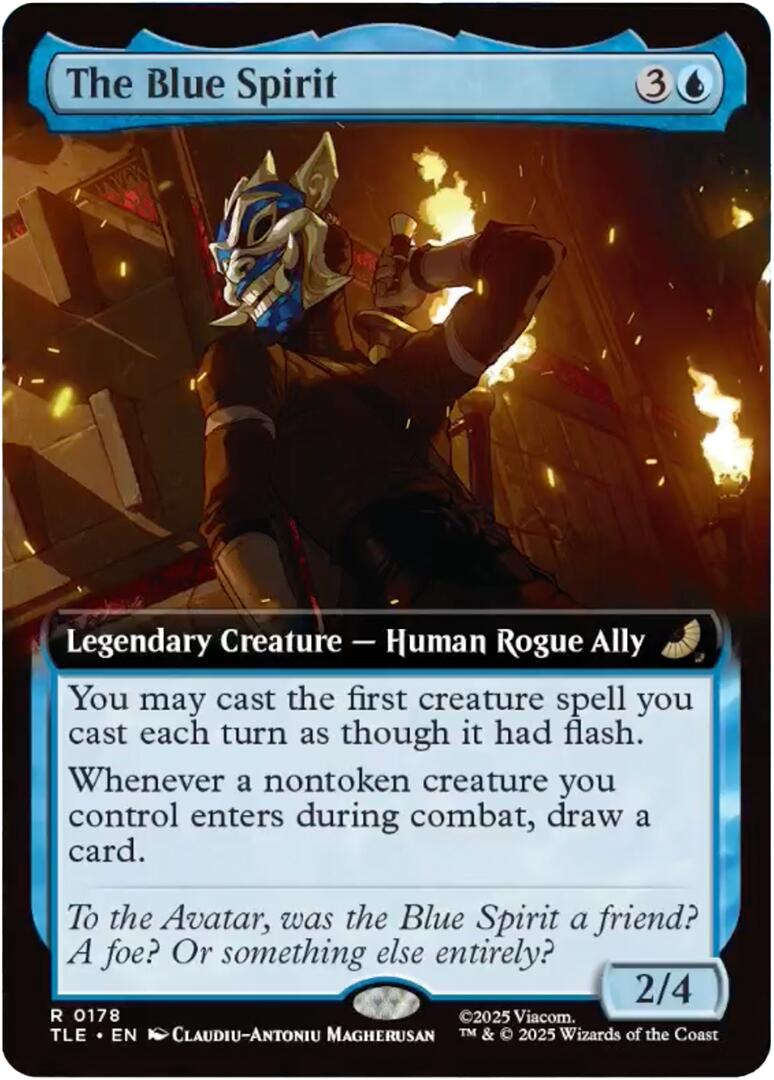 The Blue Spirit (Extended Art) [Avatar: The Last Airbender: Eternal-Legal] | Card Citadel