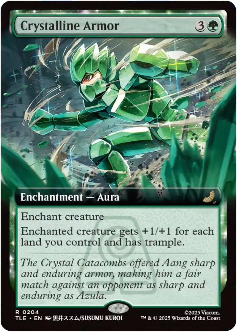 Crystalline Armor (Extended Art) [Avatar: The Last Airbender: Eternal-Legal] | Card Citadel