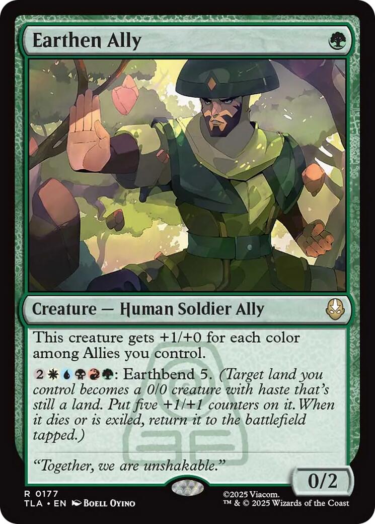 Earthen Ally [Avatar: The Last Airbender] | Card Citadel