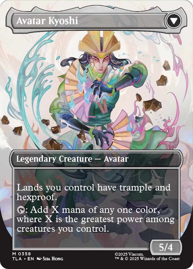 The Legend of Kyoshi (Borderless) [Avatar: The Last Airbender] | Card Citadel