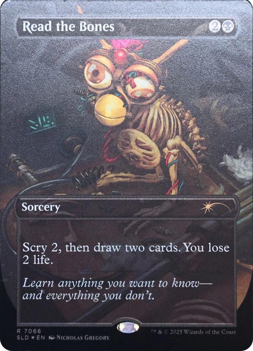 Read the Bones (Rainbow Foil) [Secret Lair Drop Series] | Card Citadel