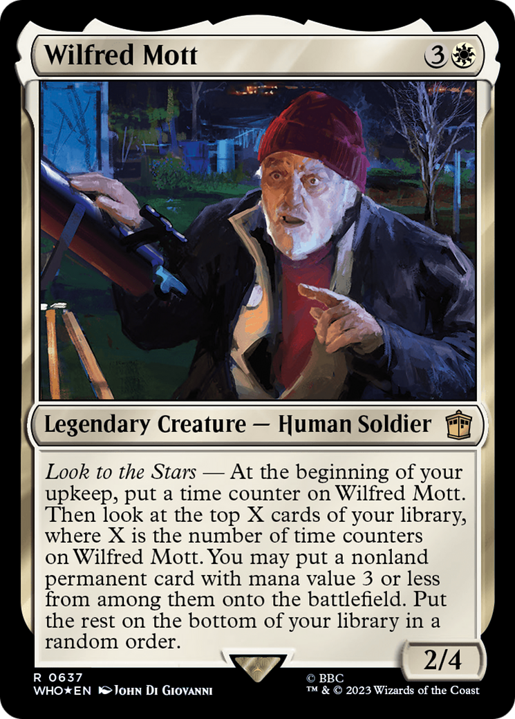 Wilfred Mott (Surge Foil) [Doctor Who] | Card Citadel