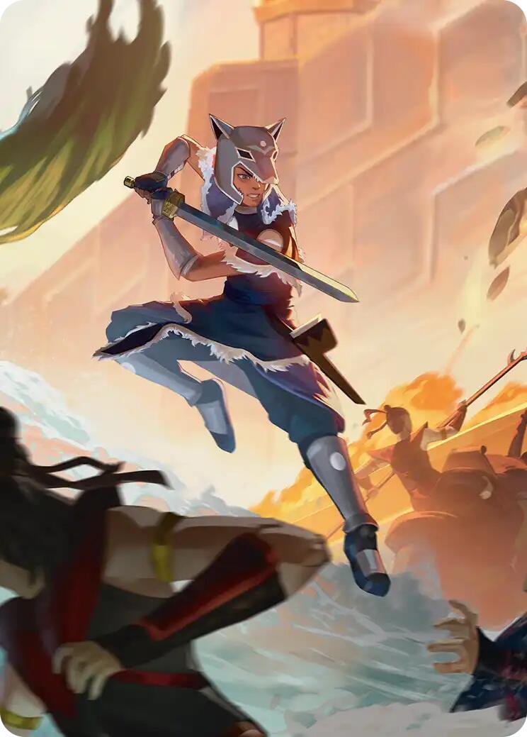 Sokka's Charge Art Card [Avatar: The Last Airbender Art Series] | Card Citadel