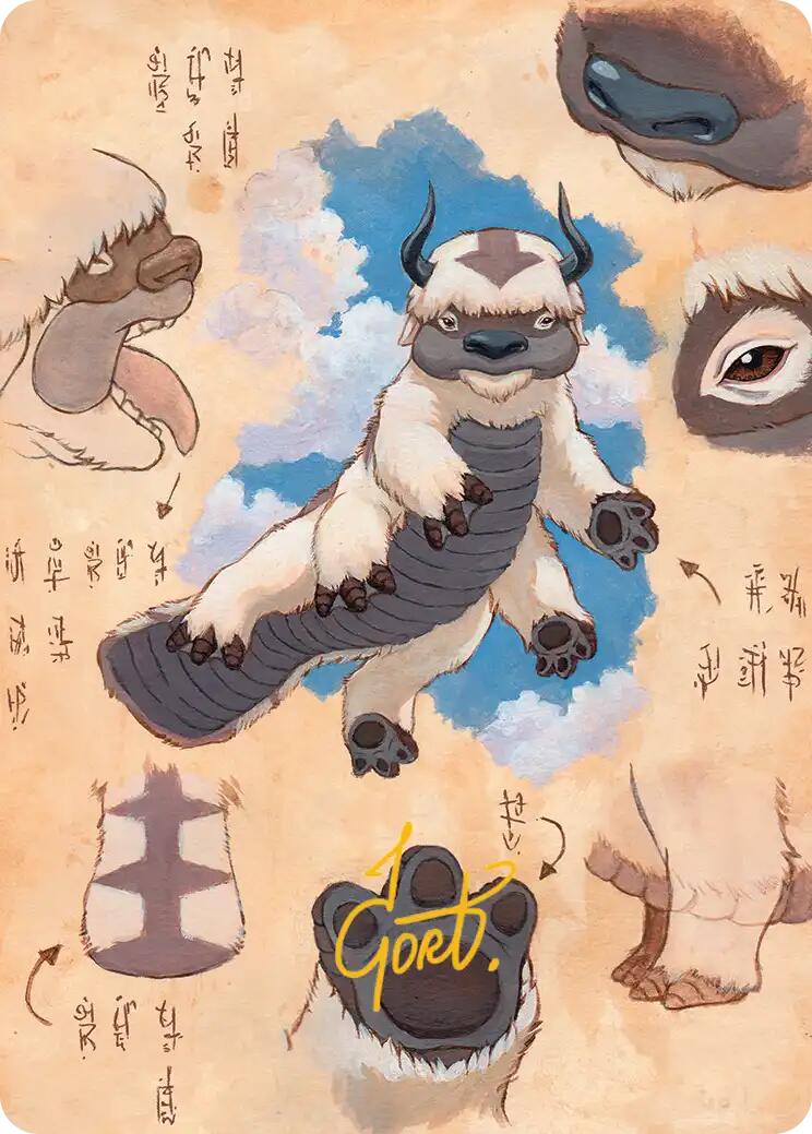 Appa, Steadfast Guardian Art Card (Gold-Stamped Signature) [Avatar: The Last Airbender Art Series] | Card Citadel