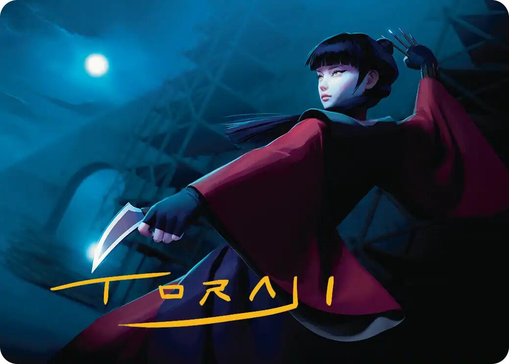 Mai, Jaded Edge Art Card (Gold-Stamped Signature) [Avatar: The Last Airbender Art Series] | Card Citadel