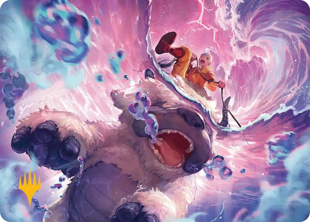 Storm of Memories Art Card (Gold-Stamped Planeswalker Symbol) [Avatar: The Last Airbender Art Series] | Card Citadel