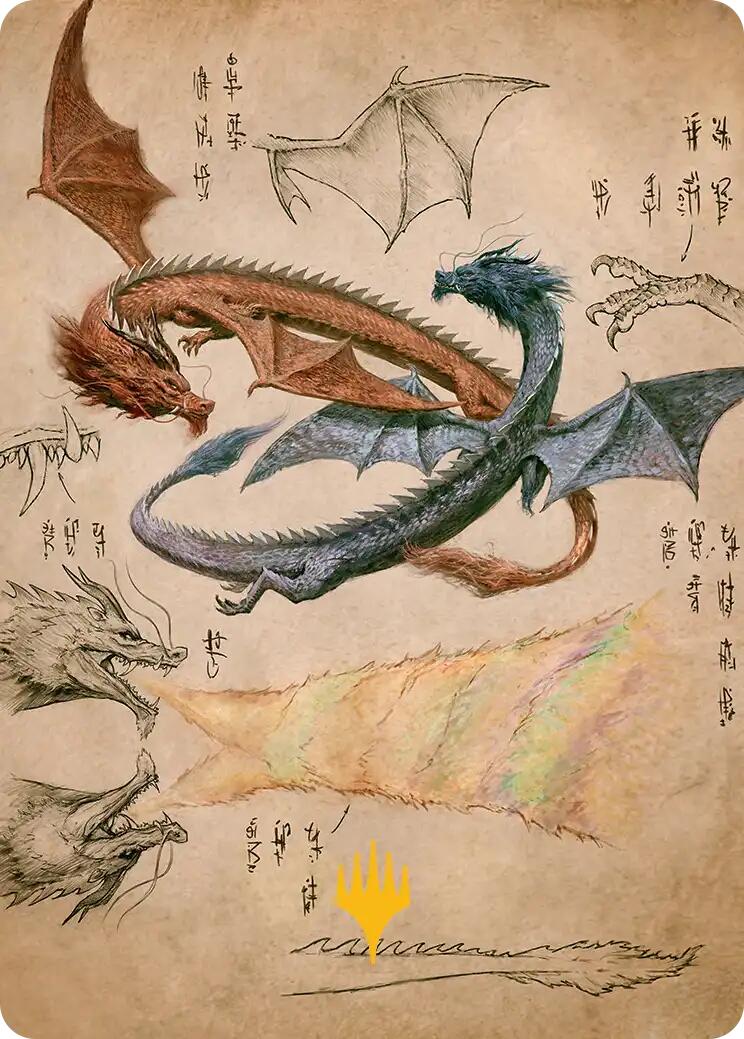 Ran and Shaw Art Card (Gold-Stamped Planeswalker Symbol) [Avatar: The Last Airbender Art Series] | Card Citadel