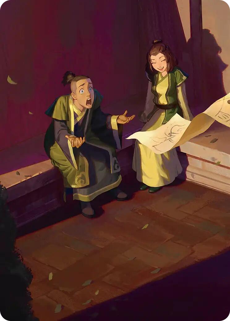 Sokka and Suki Art Card [Avatar: The Last Airbender Art Series] | Card Citadel