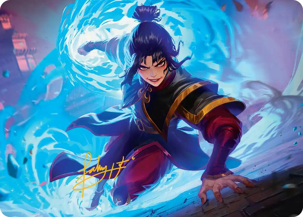 Fire Lord Azula Art Card (Gold-Stamped Signature) [Avatar: The Last Airbender Art Series] | Card Citadel