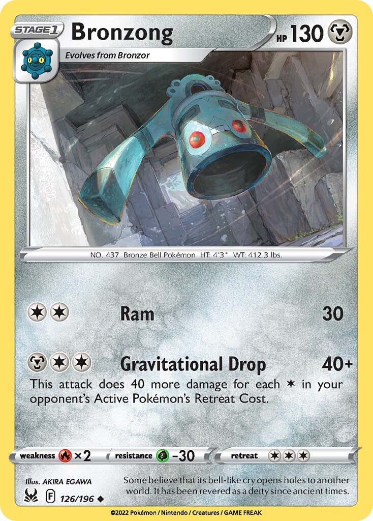 Bronzong (126/196) [Sword & Shield: Lost Origin] | Card Citadel