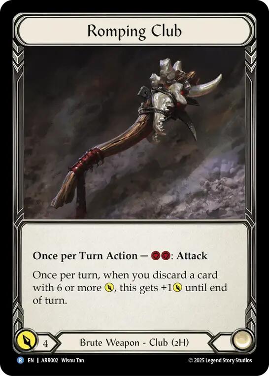 Romping Club [ARR002] (Armory Deck: Rhinar) | Card Citadel