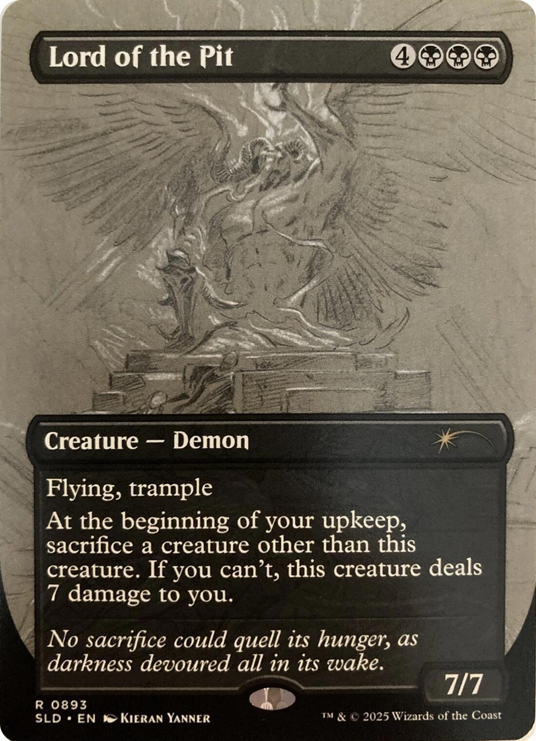 Lord of the Pit (Sketch Showcase) [Secret Lair Drop Series] | Card Citadel