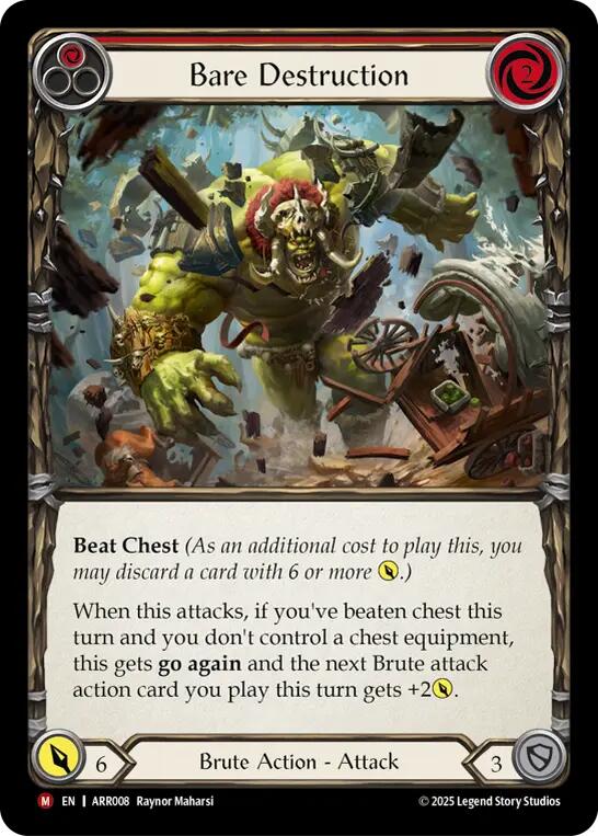 Bare Destruction [ARR008] (Armory Deck: Rhinar) | Card Citadel