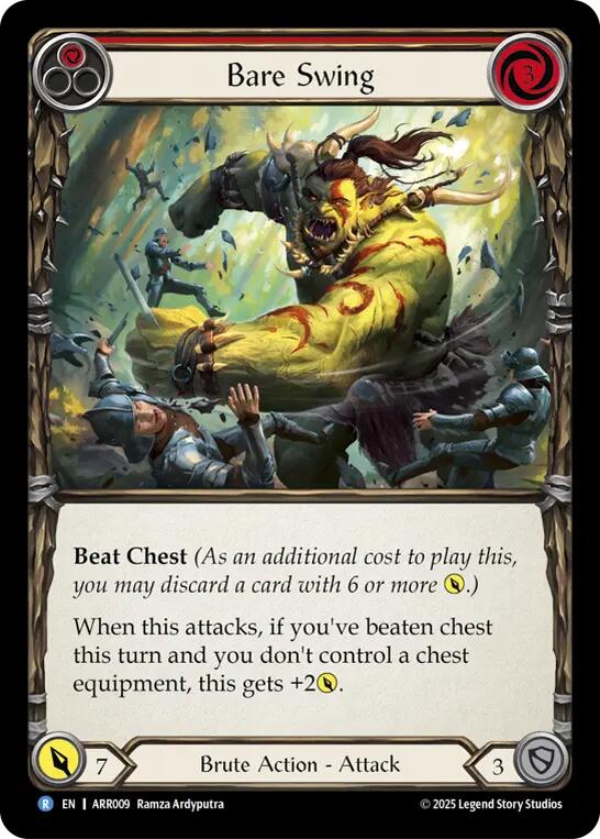 Bare Swing (Red) [ARR009] (Armory Deck: Rhinar) | Card Citadel