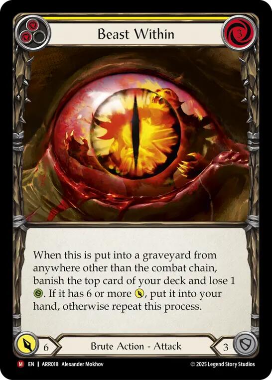 Beast Within [ARR018] (Armory Deck: Rhinar) | Card Citadel