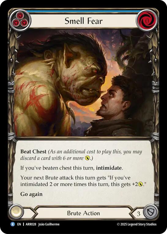 Smell Fear (Blue) [ARR028] (Armory Deck: Rhinar) | Card Citadel