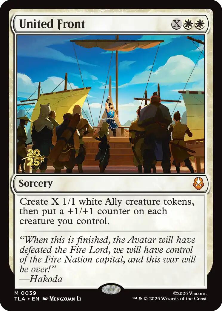United Front [Avatar: The Last Airbender Prerelease Cards] | Card Citadel