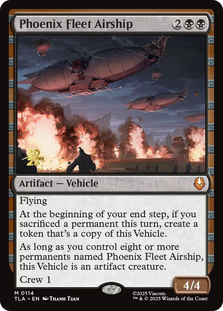 Phoenix Fleet Airship [Avatar: The Last Airbender Prerelease Cards] | Card Citadel
