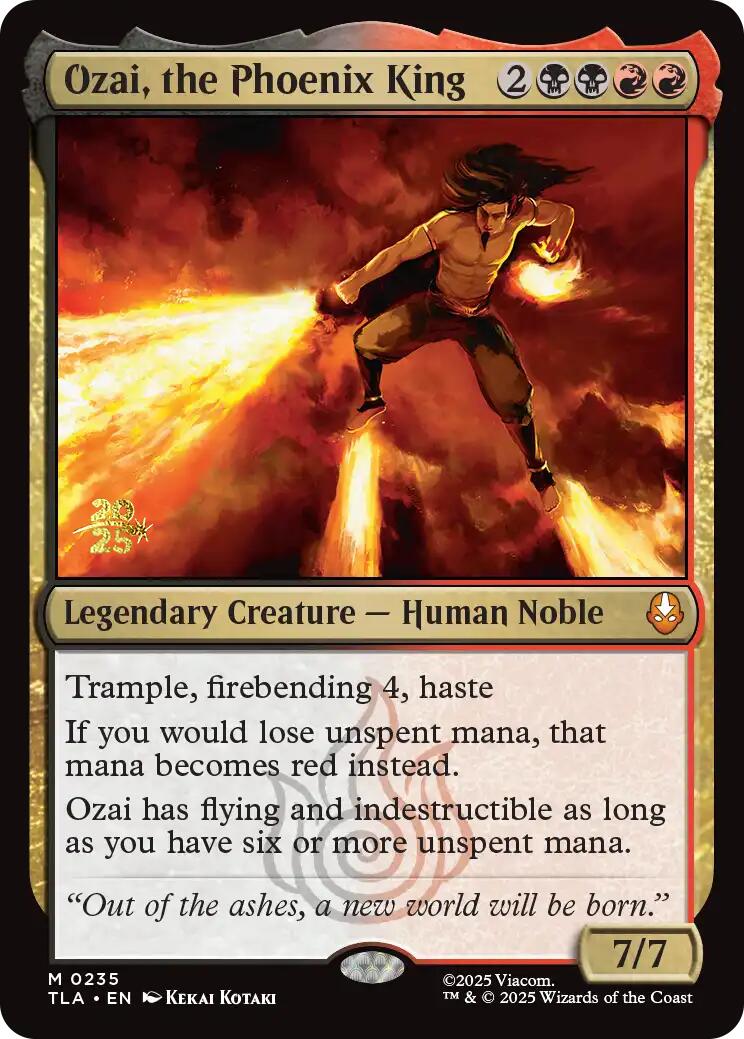 Ozai, the Phoenix King [Avatar: The Last Airbender Prerelease Cards] | Card Citadel