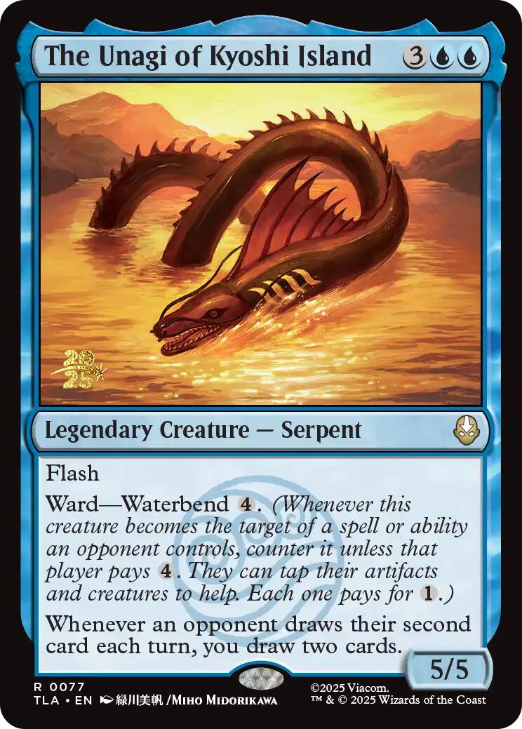 The Unagi of Kyoshi Island [Avatar: The Last Airbender Prerelease Cards] | Card Citadel