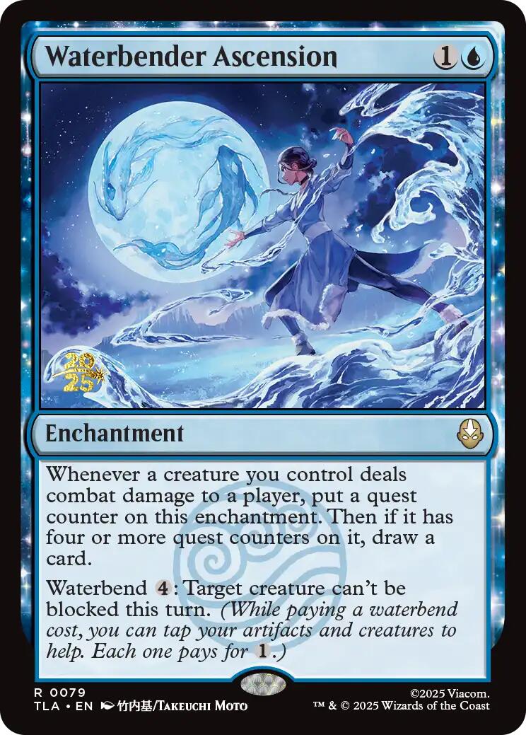 Waterbender Ascension [Avatar: The Last Airbender Prerelease Cards] | Card Citadel