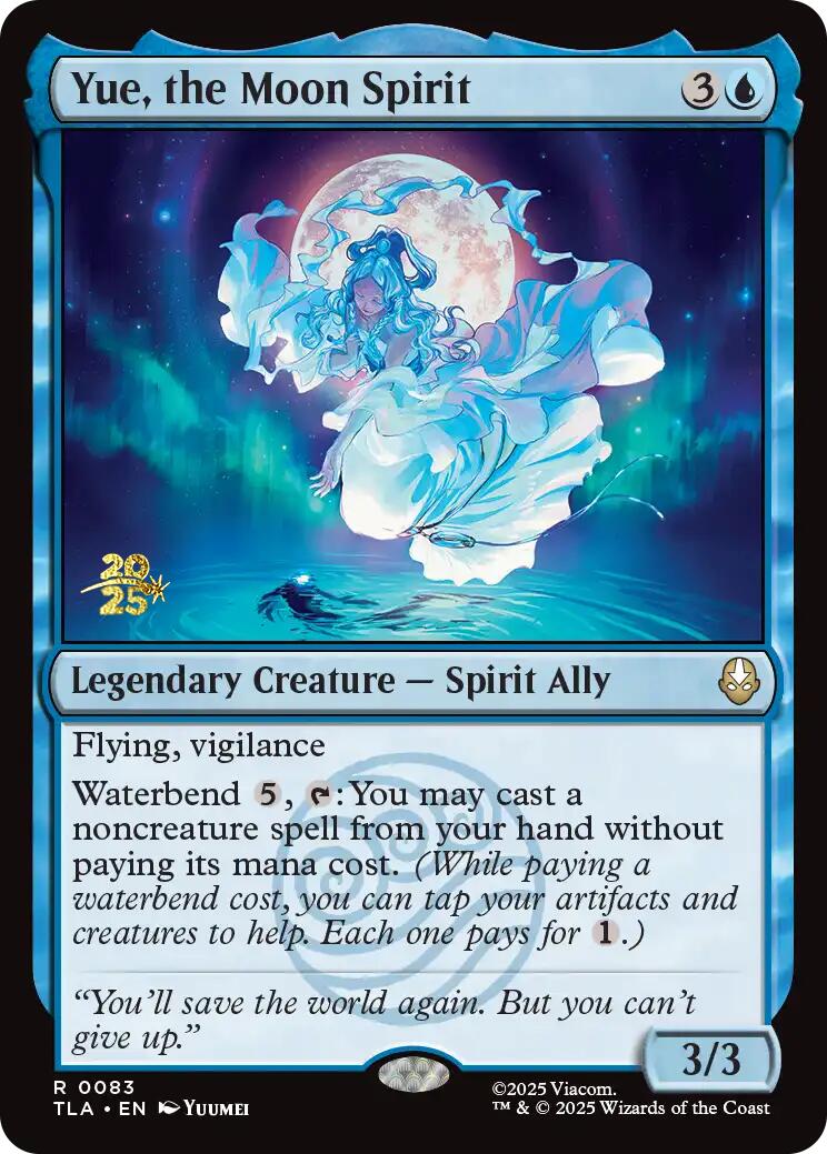 Yue, the Moon Spirit [Avatar: The Last Airbender Prerelease Cards] | Card Citadel
