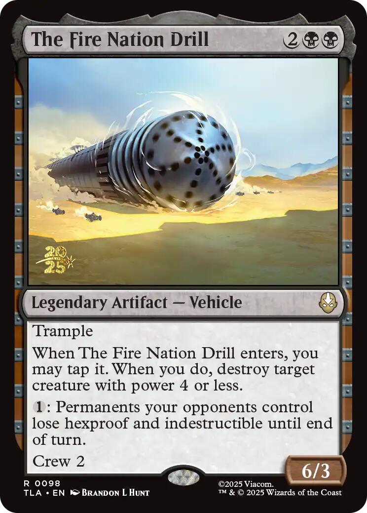 The Fire Nation Drill [Avatar: The Last Airbender Prerelease Cards] | Card Citadel