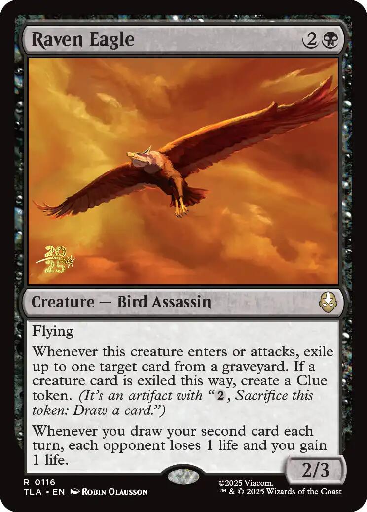 Raven Eagle [Avatar: The Last Airbender Prerelease Cards] | Card Citadel