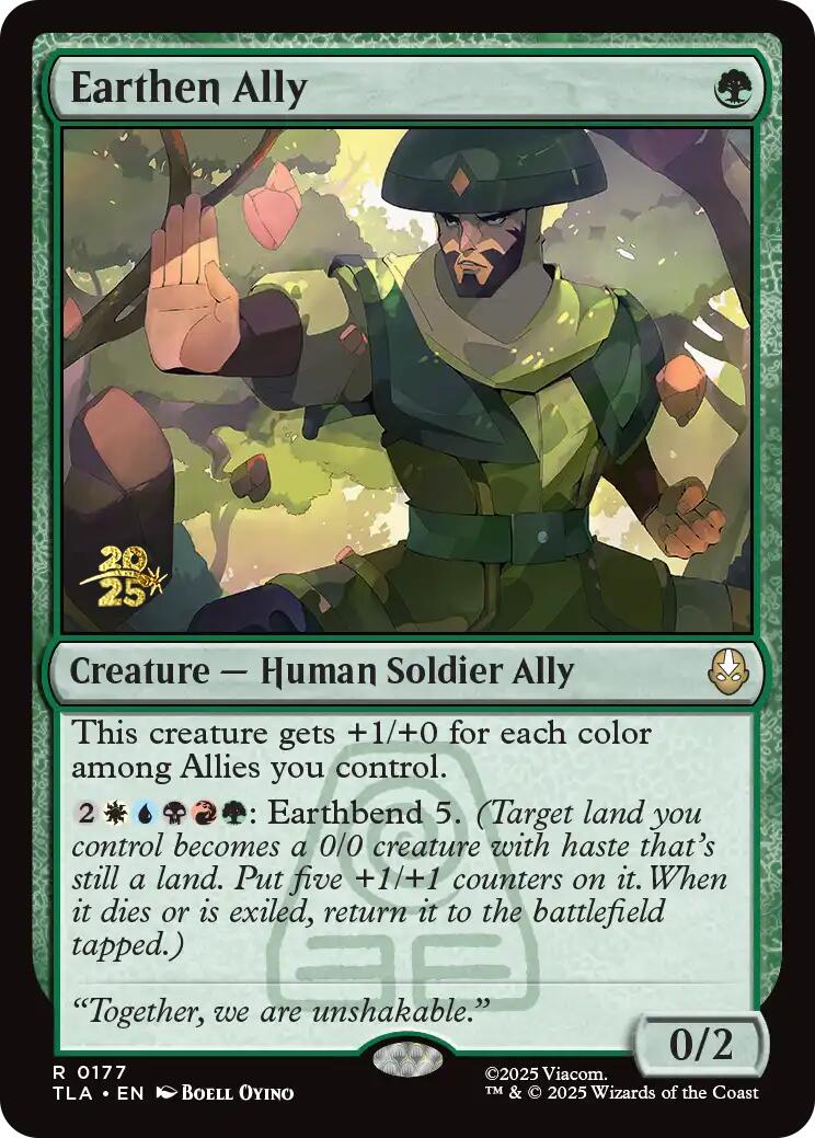Earthen Ally [Avatar: The Last Airbender Prerelease Cards] | Card Citadel