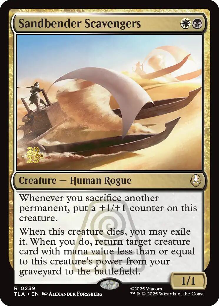 Sandbender Scavengers [Avatar: The Last Airbender Prerelease Cards] | Card Citadel