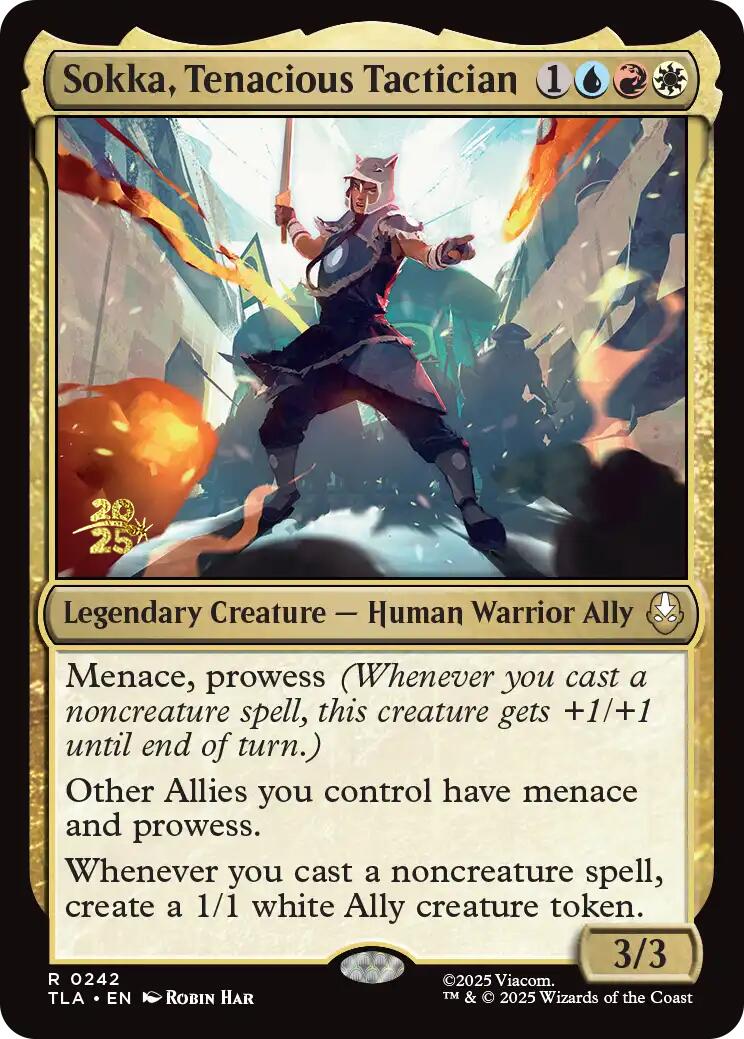 Sokka, Tenacious Tactician [Avatar: The Last Airbender Prerelease Cards] | Card Citadel