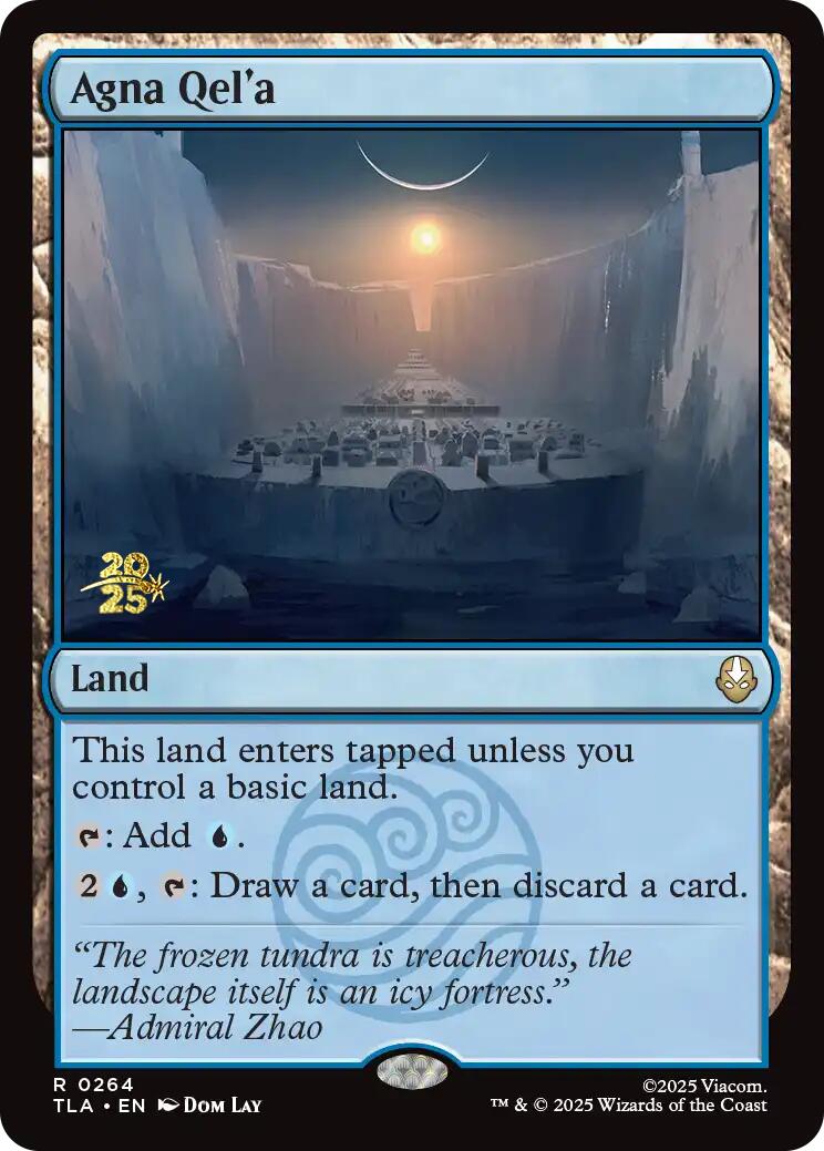 Agna Qel'a [Avatar: The Last Airbender Prerelease Cards] | Card Citadel