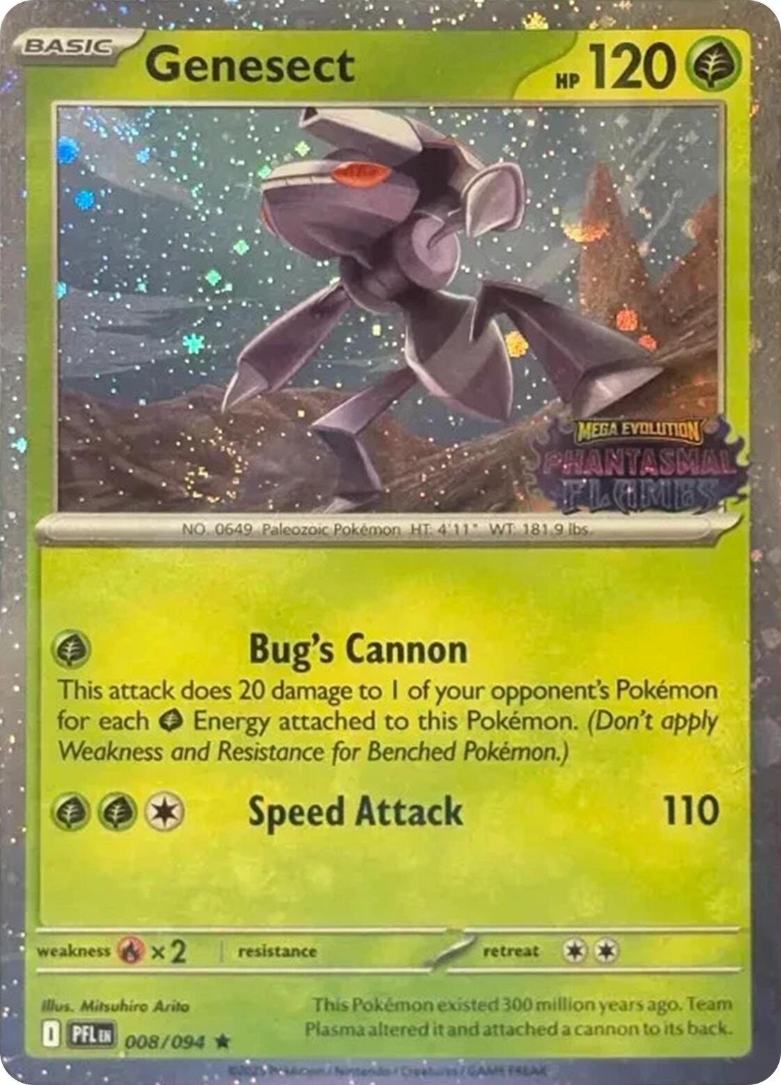 Genesect (008/094) (Cosmos Holo) (Best Buy Exclusive) [Miscellaneous Cards] | Card Citadel